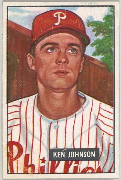 Ken Johnson, Pitcher, Philadelphia Phillies, from Picture Cards, series 5 (R406-5) issued by Bowman Gum, Issued by Bowman Gum Company, Commercial color lithograph