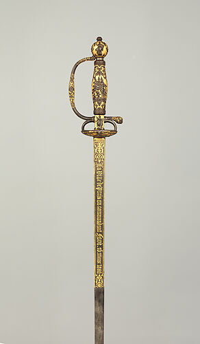 Smallsword Presented by the City of Paris to Commandant Ildefonse Favé (1812–1894)