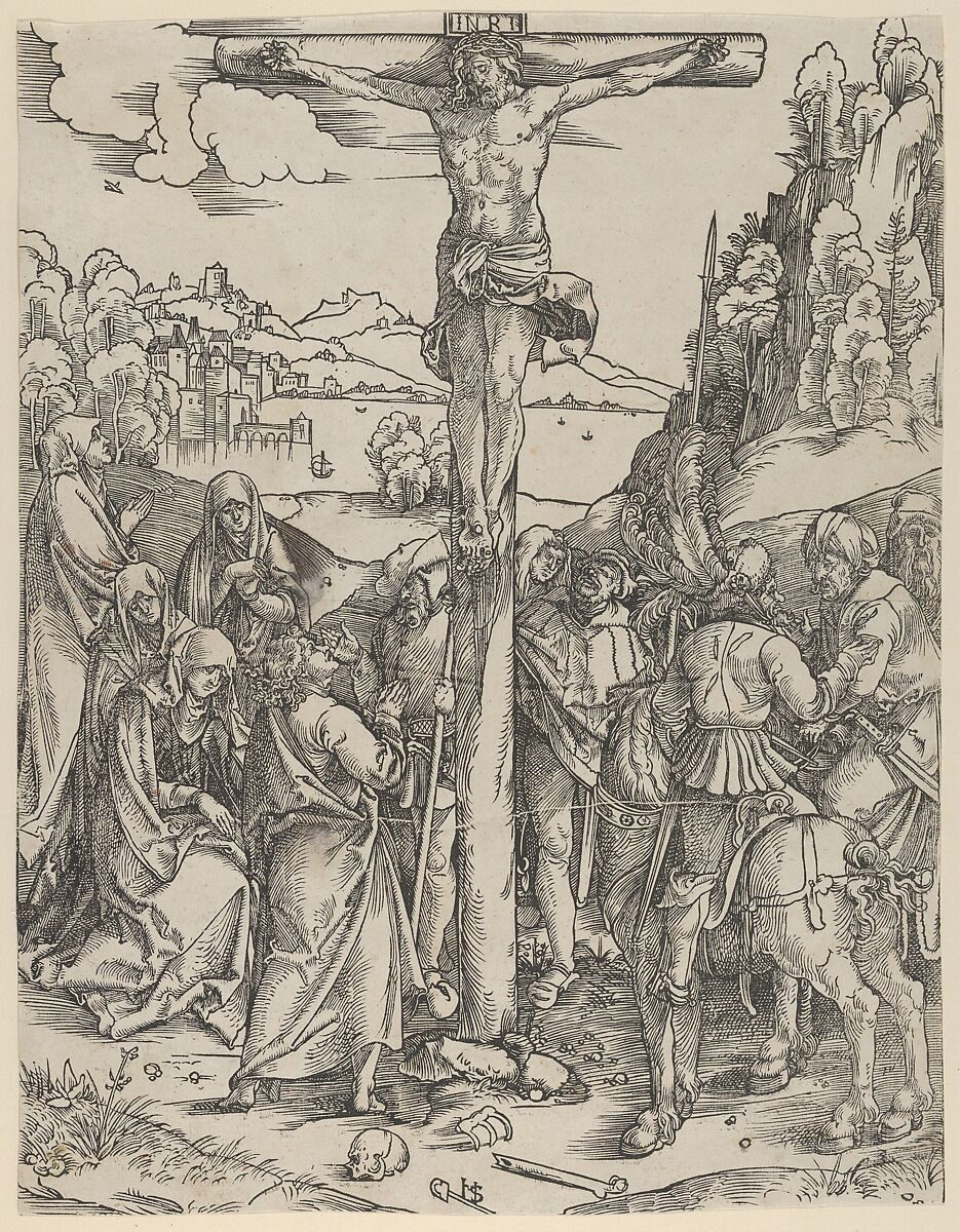 Christ at the Cross, Hans Schäufelein (German, Nuremberg ca. 1480–ca. 1540 Nördlingen), Woodcut 