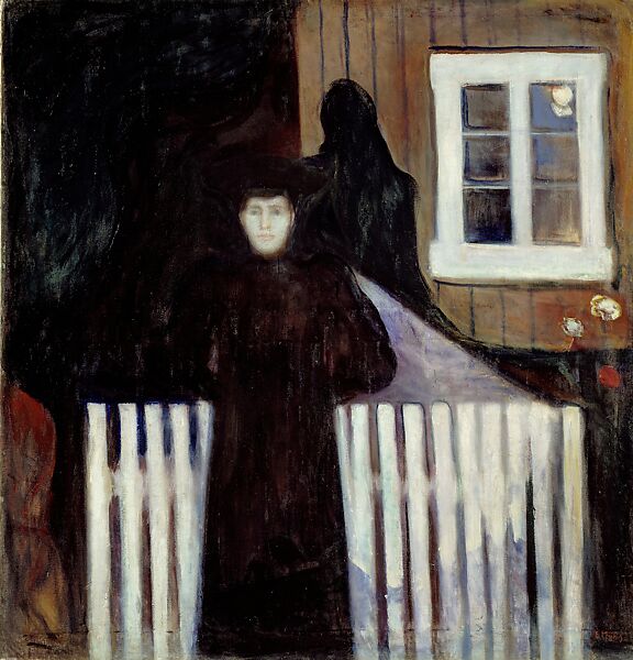 Moonlight, Edvard Munch (Norwegian, Løten 1863–1944 Ekely), Oil on canvas 