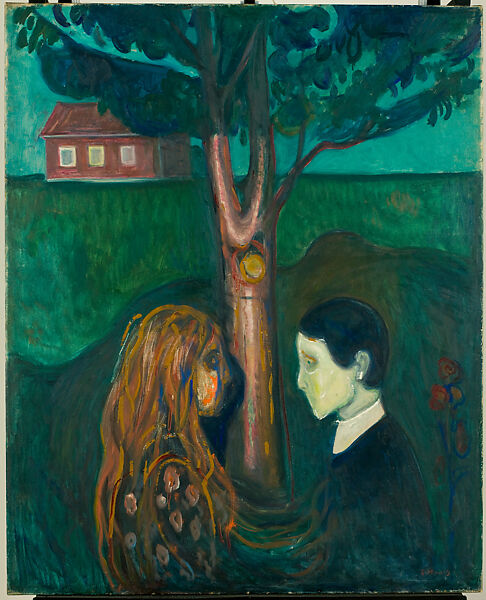 Eye in Eye, Edvard Munch (Norwegian, Løten 1863–1944 Ekely), Oil on canvas 