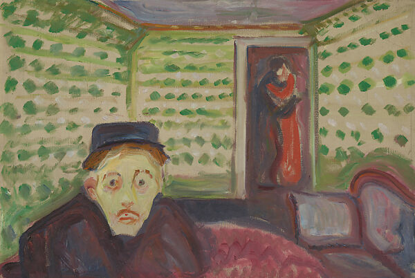 Jealousy, Edvard Munch (Norwegian, Løten 1863–1944 Ekely), Oil on canvas 