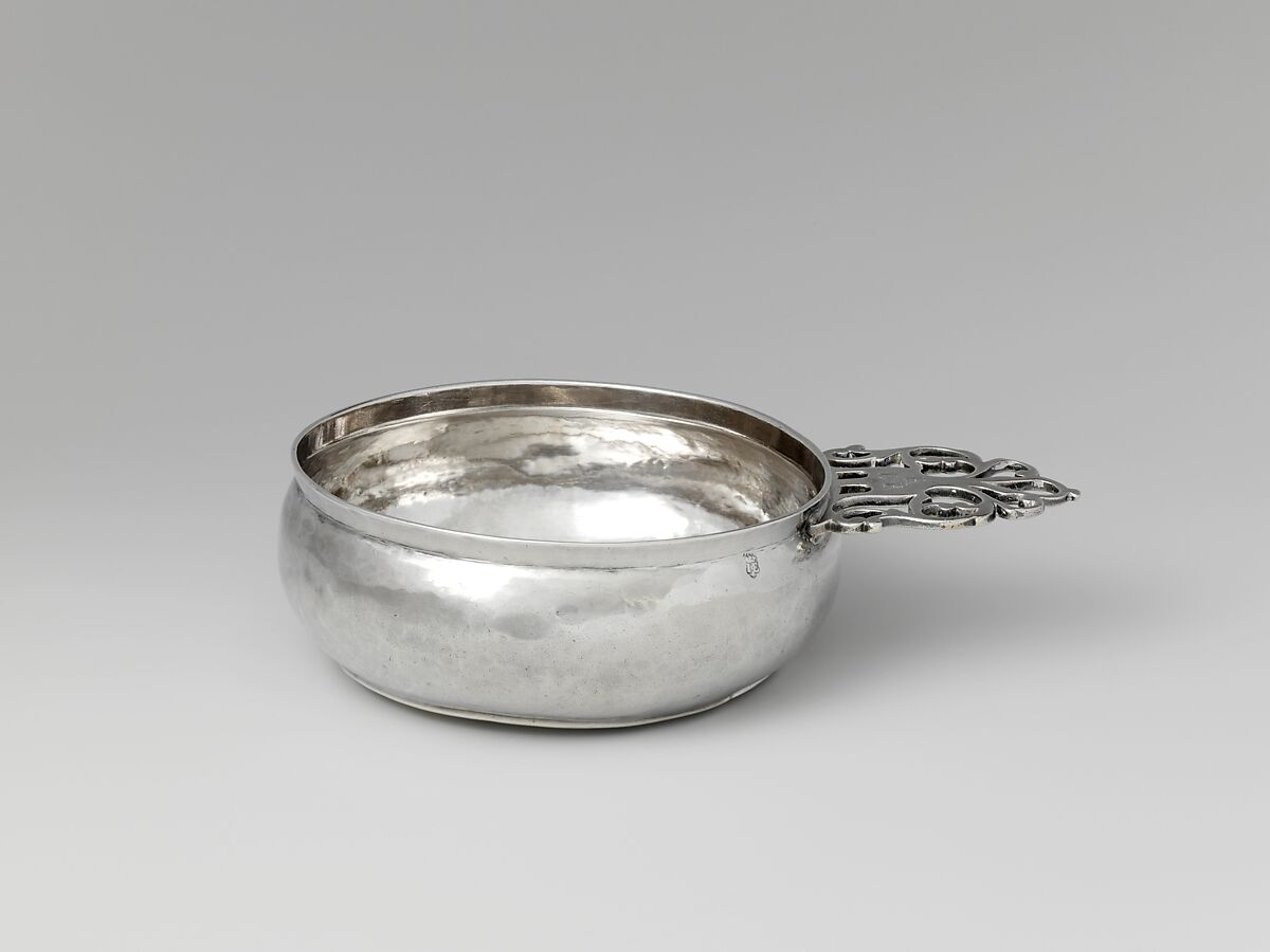 Porringer, John Edwards (ca. 1671–1746), Silver, American 