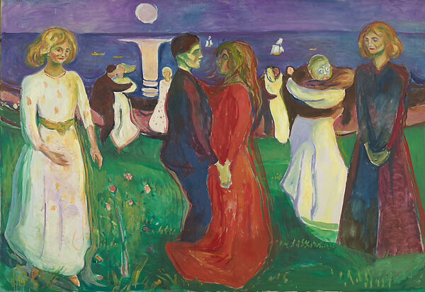 The Dance of Life, Edvard Munch (Norwegian, Løten 1863–1944 Ekely), Oil on canvas 