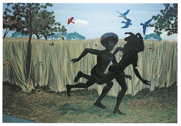 Vignette, Kerry James Marshall (American, born Birmingham, Alabama, 1955), Acrylic on fiberglass 