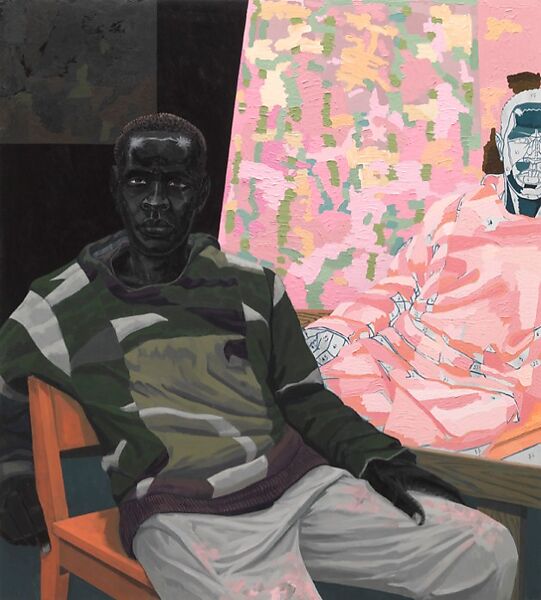 Untitled (Painter), Kerry James Marshall (American, born Birmingham, Alabama, 1955), Acrylic on PVC panel 