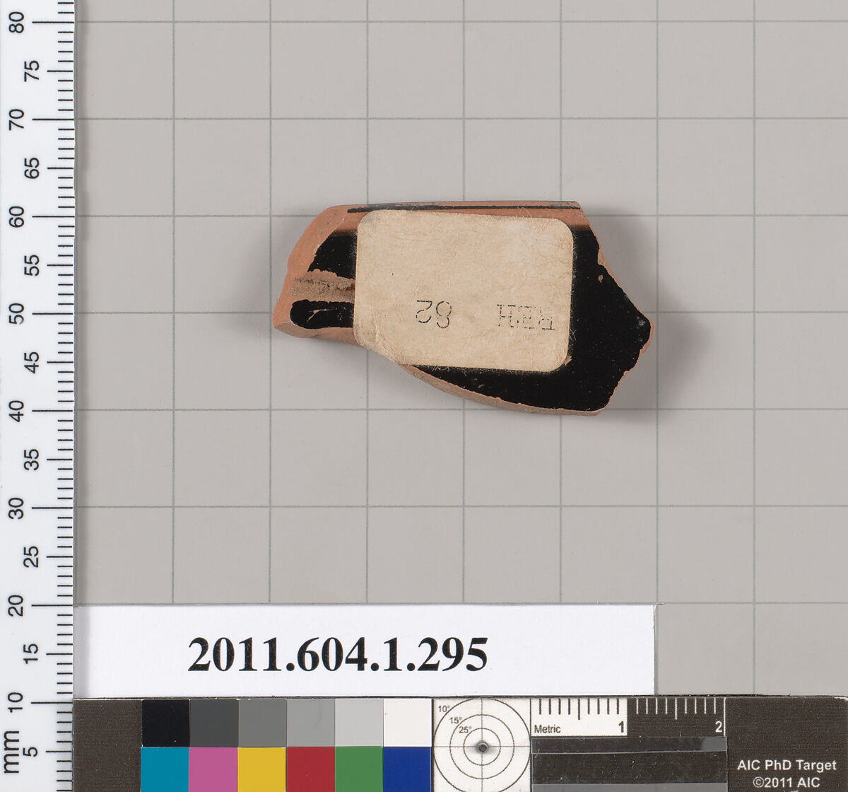 Terracotta rim fragment of a kylix (drinking cup), Terracotta, Greek, Attic