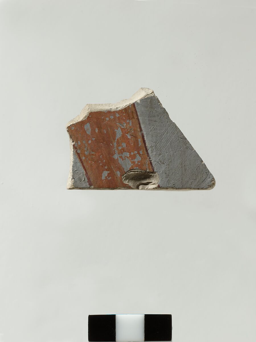 Relief fragment from tomb of Meketre, Limestone, paint 