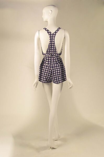 Playsuit, Azzedine Alaïa (French (born Tunisia), Tunis 1935–2017 Paris), cotton, metal, French