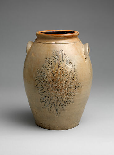 Stoneware jar