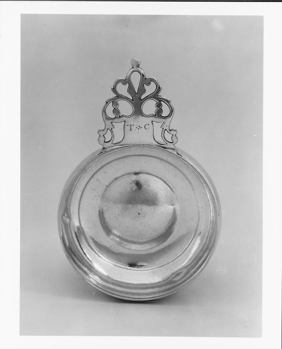 Porringer, Jacob Hurd (American, Boston, Massachusetts 1702/3–1758 Boston, Massachusetts), Silver, American