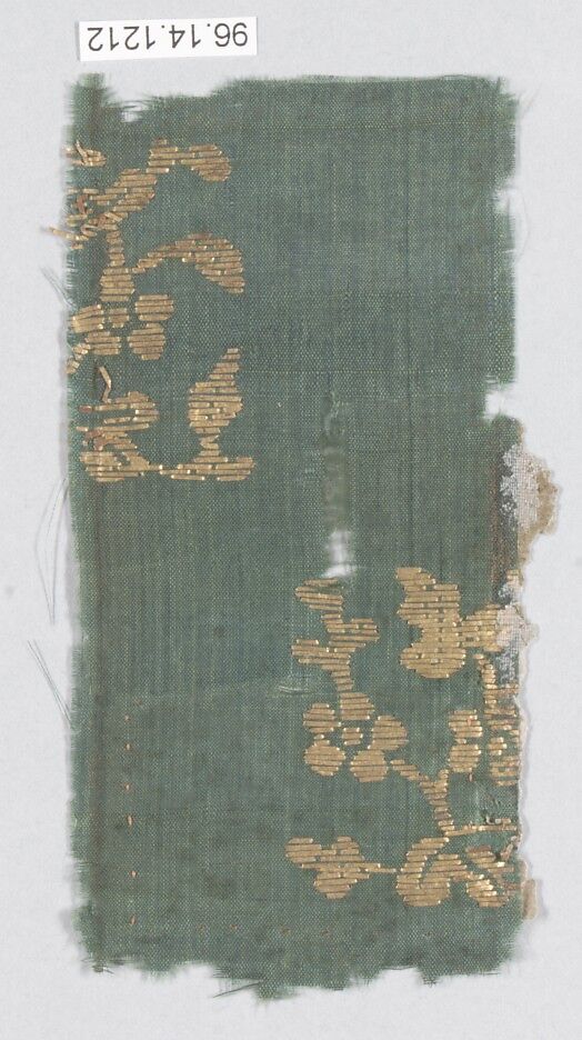 Piece, Silk, metallic thread, Japan 