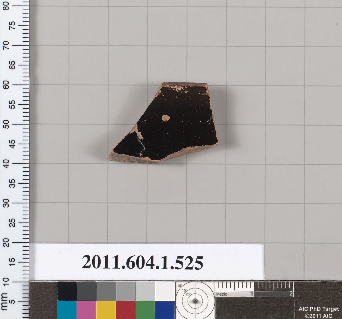 Terracotta rim fragment of a kylix (drinking cup), Terracotta, Greek, Attic