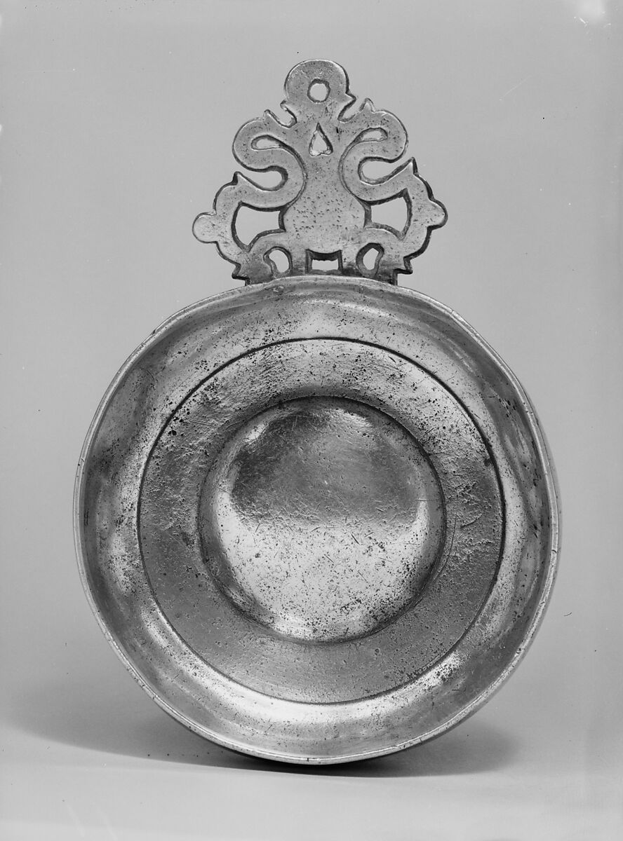 Porringer, William Kirby (ca. 1738–after 1810), Pewter, American 