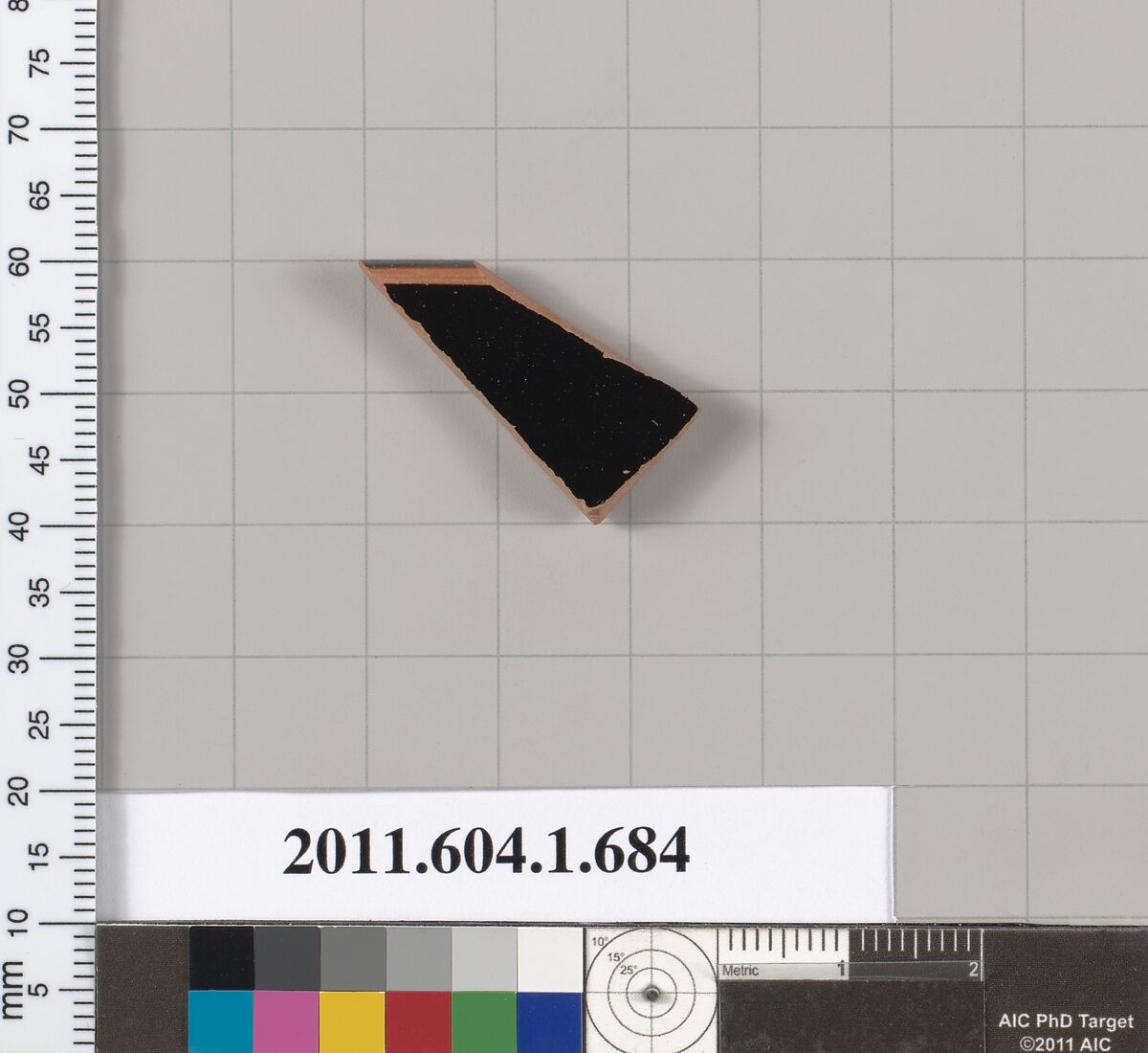 Terracotta rim fragment of a kylix (drinking cup), Terracotta, Greek, Attic