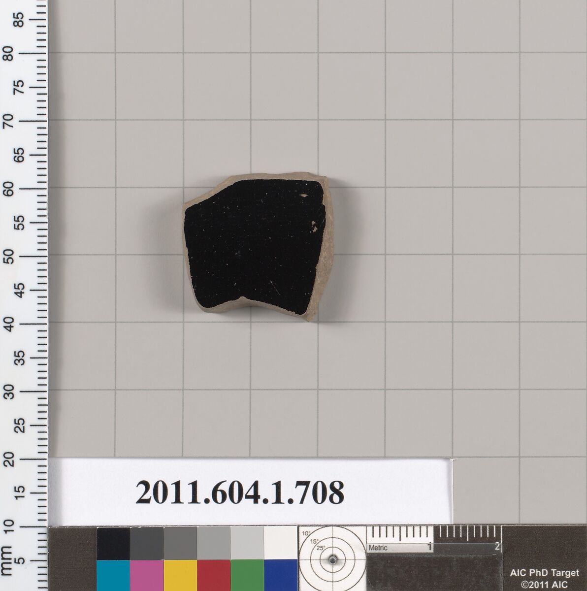 Terracotta fragment of a kylix (drinking cup), Terracotta, Greek, Attic
