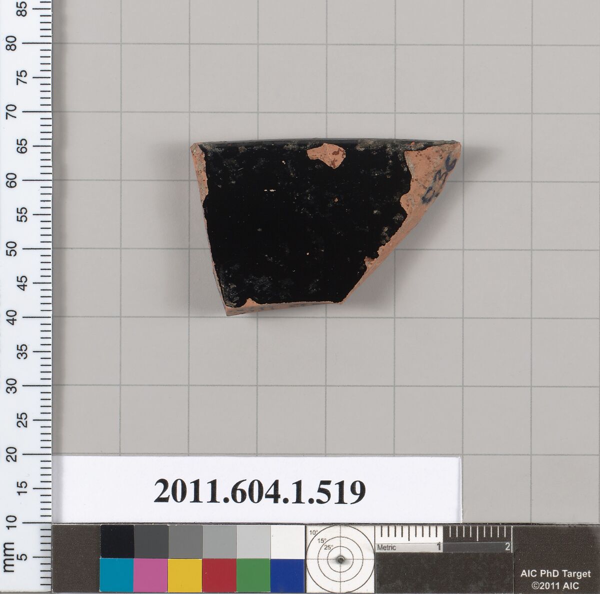 Terracotta rim fragment of a kylix (drinking cup), Attributed to Douris [DvB], Terracotta, Greek, Attic