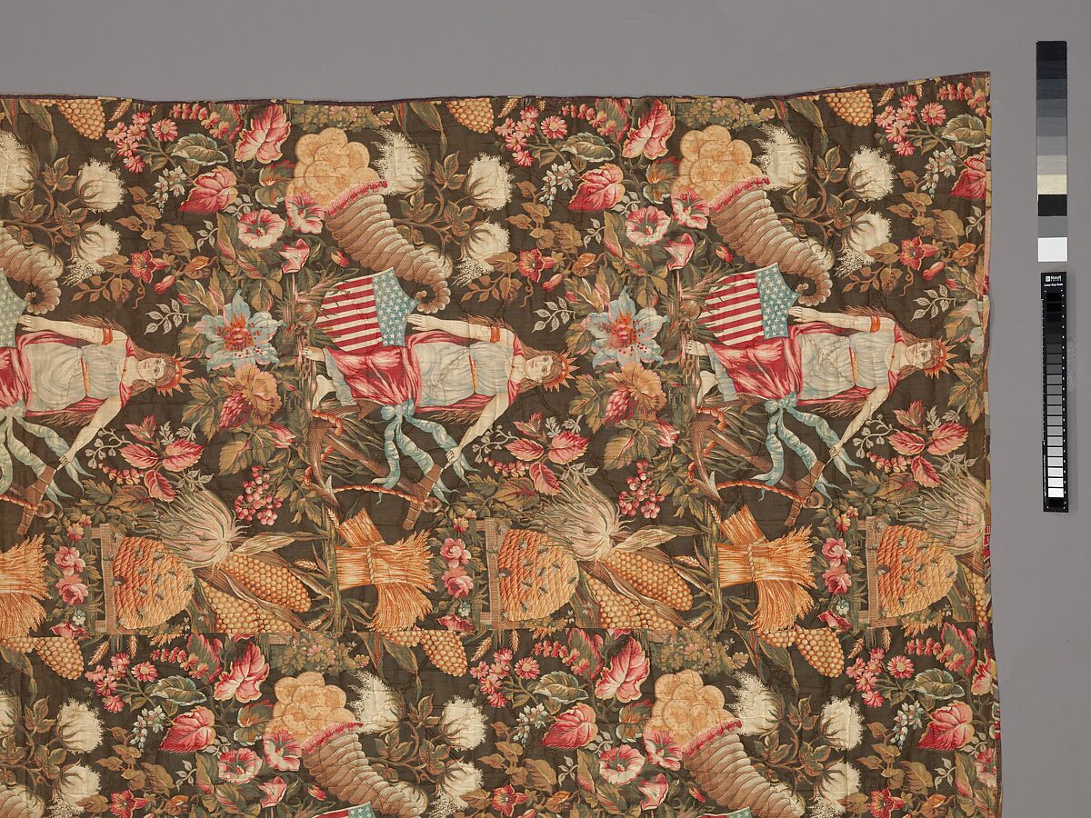 Whole cloth quilt, Unknown, Cotton, American