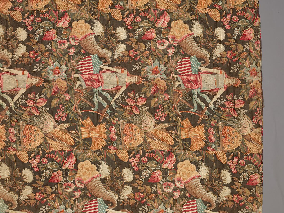 Whole cloth quilt, Unknown, Cotton, American
