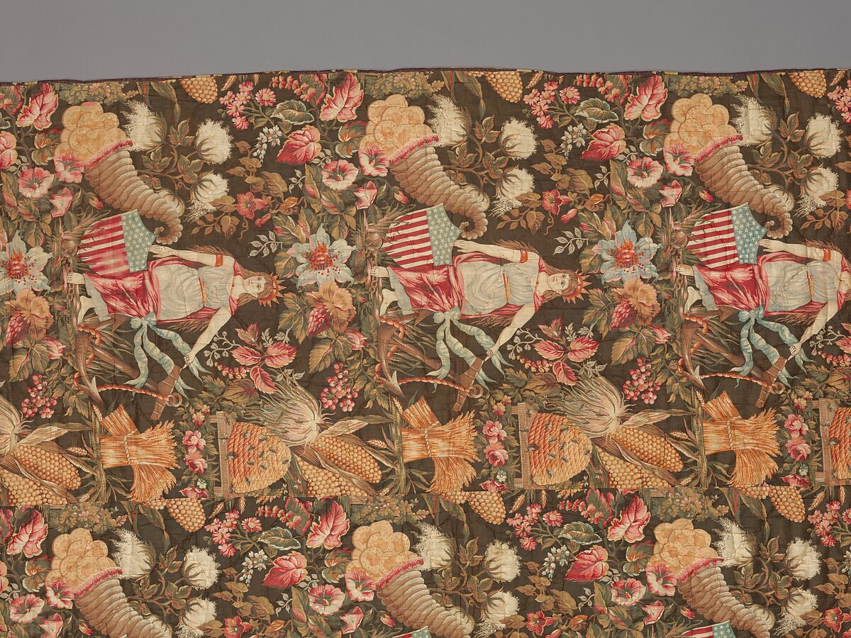 Whole cloth quilt, Unknown, Cotton, American