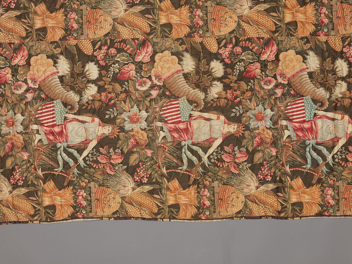 Whole cloth quilt, Unknown, Cotton, American