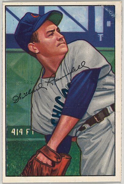 Issued by Bowman Gum Company | Willard Ramsdell, Pitcher, Chicago Cubs ...