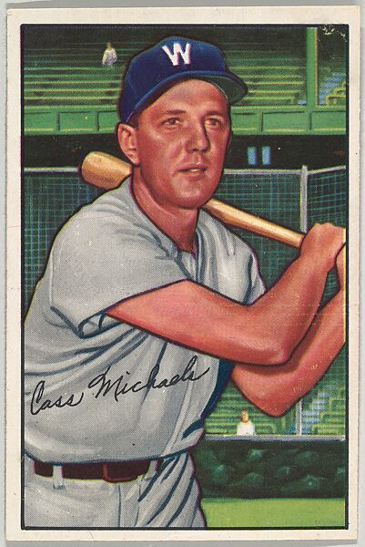 Cass Michaels, 2nd Base, Washington Senators, from Picture Cards, series 6 (R406-6) issued by Bowman Gum, Issued by Bowman Gum Company, Commercial color lithograph 