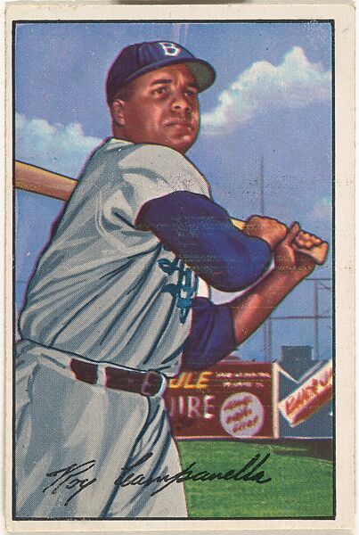 Roy Campanella an American Baseball Player in Los Angeles Dodgers