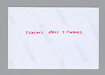 "Untitled" (Album), Felix Gonzalez-Torres (American (born Cuba), Guáimaro 1957–1996 Miami, Florida), Blind stamped leather album with interleaved paper pages bound with ribbons, paper, paper envelopes with ink stamps, stamps and pen, chromogenic prints with ink inscriptions on verso, photo mechanical prints on paperboard, newspaper and commercially printed paper with ink