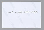 "Untitled" (Album), Felix Gonzalez-Torres (American (born Cuba), Guáimaro 1957–1996 Miami, Florida), Blind stamped leather album with interleaved paper pages bound with ribbons, paper, paper envelopes with ink stamps, stamps and pen, chromogenic prints with ink inscriptions on verso, photo mechanical prints on paperboard, newspaper and commercially printed paper with ink