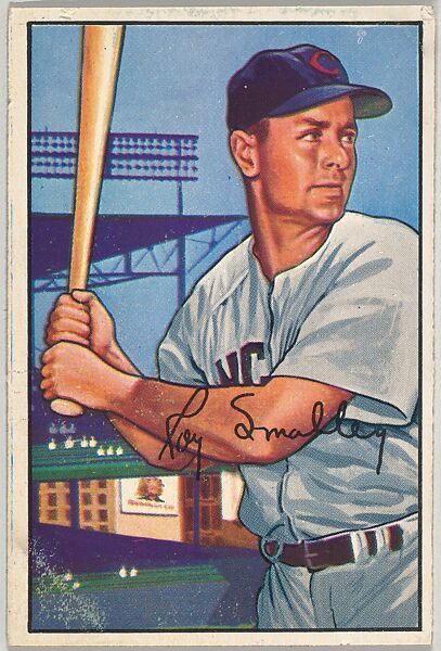 Roy Smalley, Shortstop, Chicago Cubs, from Picture Cards, series 6 (R406-6) issued by Bowman Gum, Issued by Bowman Gum Company, Commercial color lithograph 