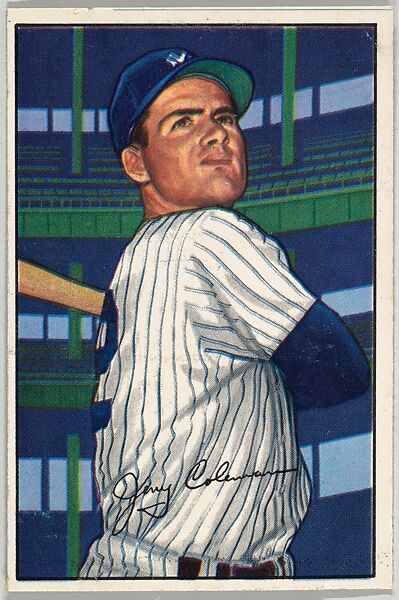 Jerry Coleman, 2nd Base, New York Yankees, from Picture Cards, series 6 (R406-6) issued by Bowman Gum, Issued by Bowman Gum Company, Commercial color lithograph 