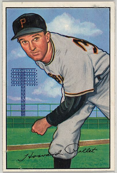 Howie Pollet, Pitcher, Pittsburgh Pirates, from Picture Cards, series 6 (R406-6) issued by Bowman Gum, Issued by Bowman Gum Company, Commercial color lithograph 