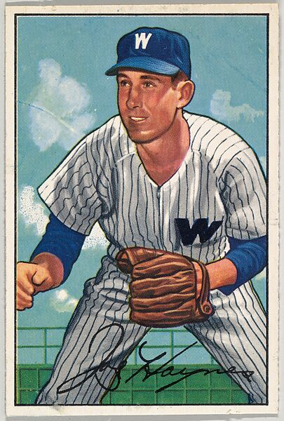 Joe Haynes, Pitcher, Washington Senators, from Picture Cards, series 6 (R406-6) issued by Bowman Gum, Issued by Bowman Gum Company, Commercial color lithograph 