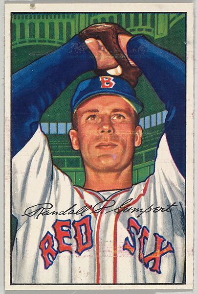 Randy Gumpert, Pitcher, Boston Red Sox, from Picture Cards, series 6 (R406-6) issued by Bowman Gum, Issued by Bowman Gum Company, Commercial color lithograph 