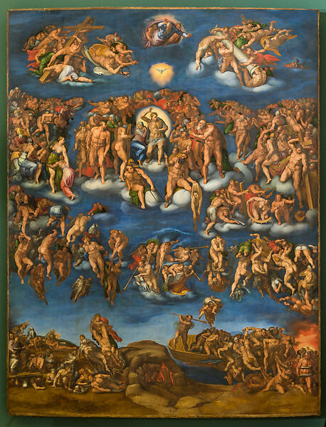 The Last Judgment (after Michelangelo), Marcello Venusti (Italian, Mazzo di Valtellina (Sondrio) ca. 1512–1579 Rome), Oil on panel 