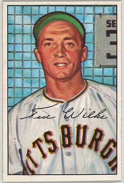 Ted Wilks, Pitcher, Pittsburgh Pirates, from Picture Cards, series 6 (R406-6) issued by Bowman Gum, Issued by Bowman Gum Company, Commercial color lithograph 