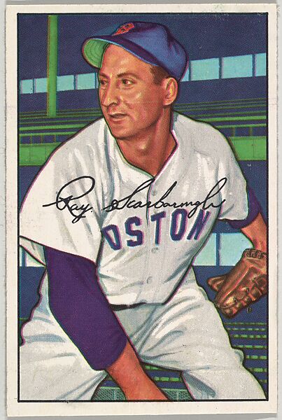 Ray Scarborough, Pitcher, Boston Red Sox, from Picture Cards, series 6 (R406-6) issued by Bowman Gum, Issued by Bowman Gum Company, Commercial color lithograph 