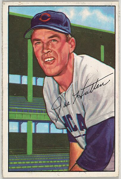 Issued by Bowman Gum Company | Joe Hatten, Pitcher, Chicago Cubs, from ...