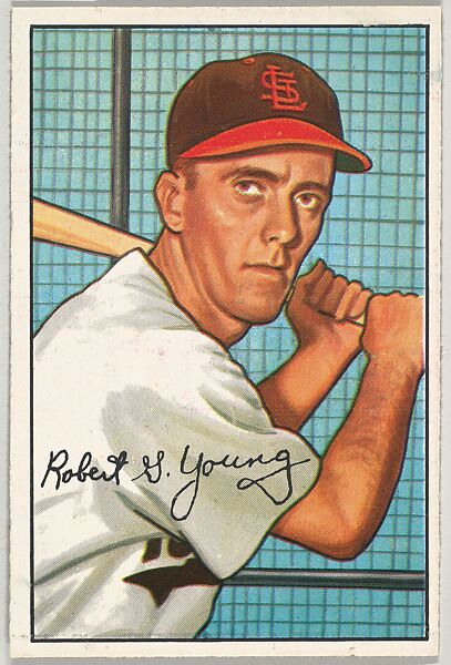 Bobby Young, 2nd Base, St. Louis Browns, from Picture Cards, series 6 (R406-6) issued by Bowman Gum, Issued by Bowman Gum Company, Commercial color lithograph 