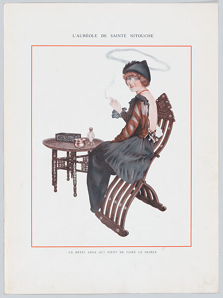 Portfolio with plates from "De la Brune à la Blonde" and other designs by Raphael Kirchner, Raphael Kirchner (Austrian, Vienna 1876–1917 New York), Color lithographs