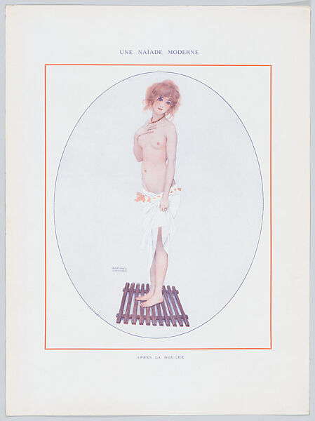 Portfolio with plates from "De la Brune à la Blonde" and other designs by Raphael Kirchner, Raphael Kirchner (Austrian, Vienna 1876–1917 New York), Color lithographs