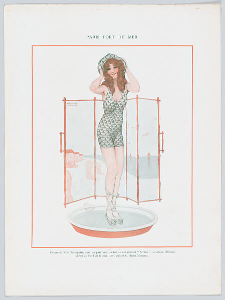 Portfolio with plates from "De la Brune à la Blonde" and other designs by Raphael Kirchner, Raphael Kirchner (Austrian, Vienna 1876–1917 New York), Color lithographs