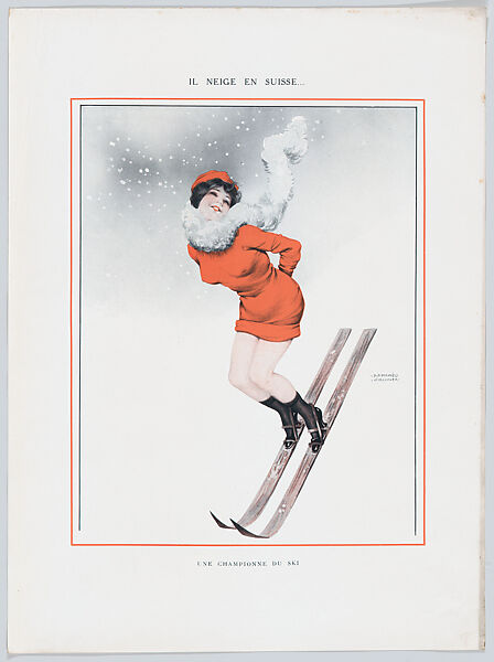 Portfolio with plates from "De la Brune à la Blonde" and other designs by Raphael Kirchner, Raphael Kirchner (Austrian, Vienna 1876–1917 New York), Color lithographs