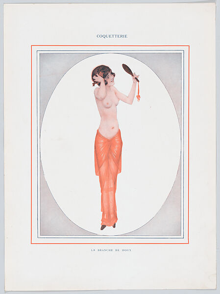 Portfolio with plates from "De la Brune à la Blonde" and other designs by Raphael Kirchner, Raphael Kirchner (Austrian, Vienna 1876–1917 New York), Color lithographs