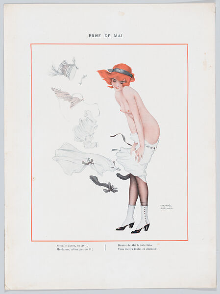 Portfolio with plates from "De la Brune à la Blonde" and other designs by Raphael Kirchner, Raphael Kirchner (Austrian, Vienna 1876–1917 New York), Color lithographs