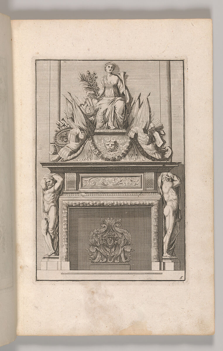 Miscellany of 17th-century Ornament Print Series: Examples of Antique Chimneypieces, Cabinets, Gueridons, Tables and Mirrors, in addition to Italian Church Facades, by illustrious architects, or a sequel to S. Bosboom, Jan Barend Elwe (Dutch, active Amsterdam, 1777–1815), Etching and engraving