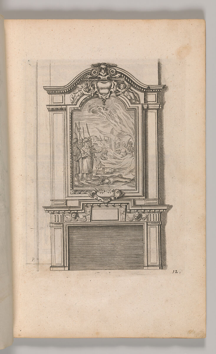 Miscellany of 17th-century Ornament Print Series: Examples of Antique Chimneypieces, Cabinets, Gueridons, Tables and Mirrors, in addition to Italian Church Facades, by illustrious architects, or a sequel to S. Bosboom, Jan Barend Elwe (Dutch, active Amsterdam, 1777–1815), Etching and engraving