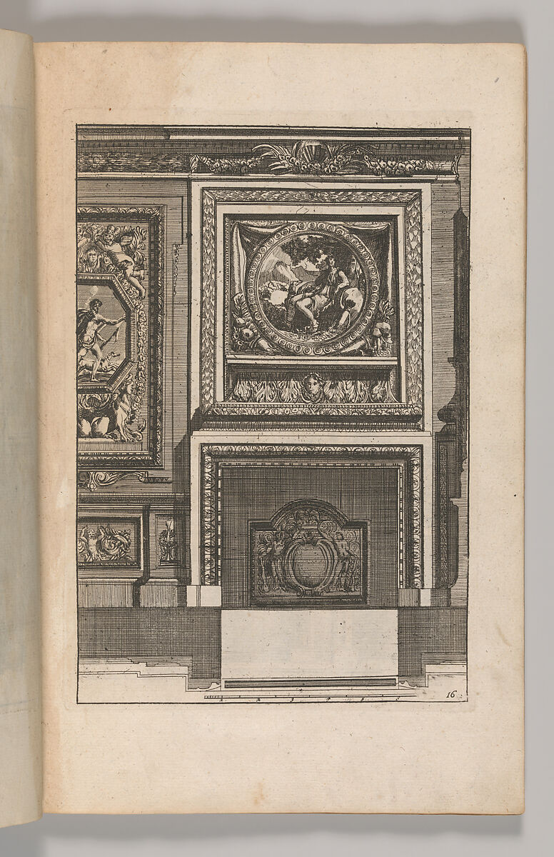 Miscellany of 17th-century Ornament Print Series: Examples of Antique Chimneypieces, Cabinets, Gueridons, Tables and Mirrors, in addition to Italian Church Facades, by illustrious architects, or a sequel to S. Bosboom, Jan Barend Elwe (Dutch, active Amsterdam, 1777–1815), Etching and engraving