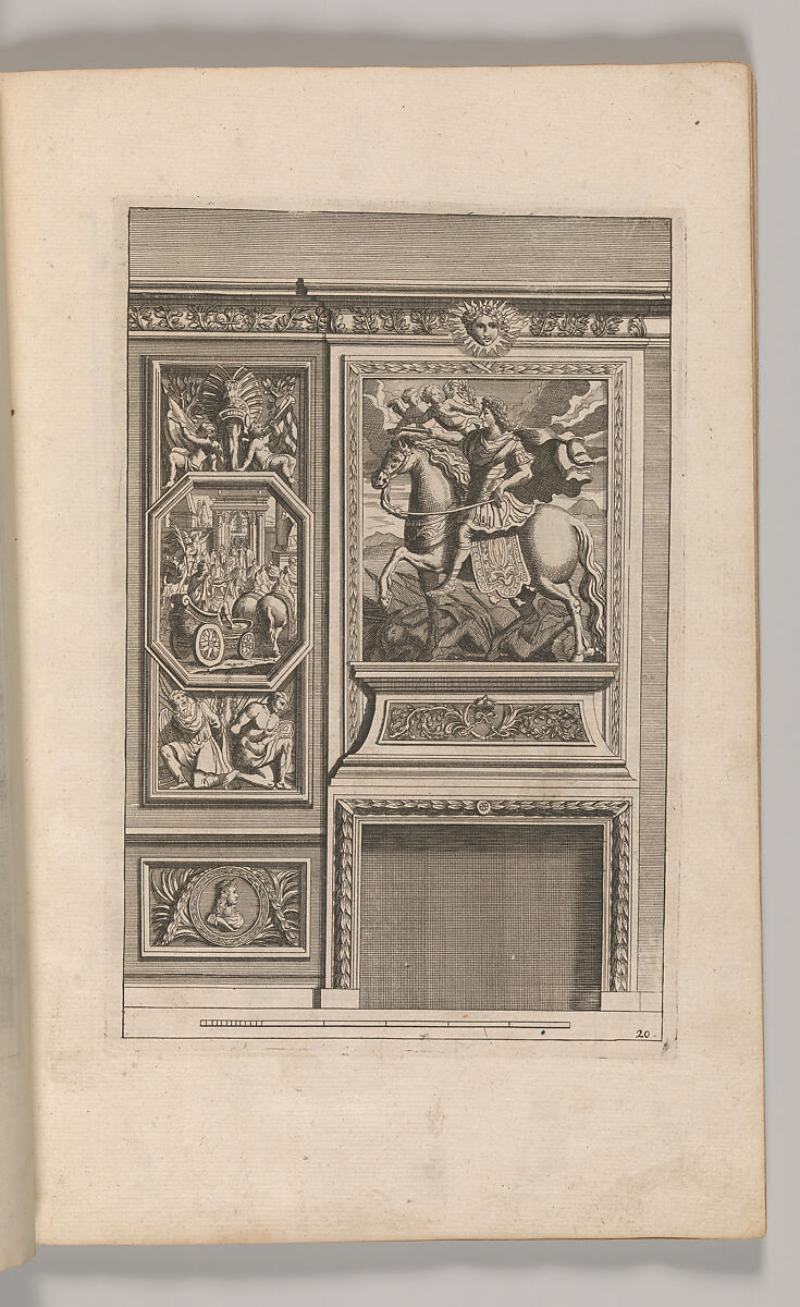 Miscellany of 17th-century Ornament Print Series: Examples of Antique Chimneypieces, Cabinets, Gueridons, Tables and Mirrors, in addition to Italian Church Facades, by illustrious architects, or a sequel to S. Bosboom, Jan Barend Elwe (Dutch, active Amsterdam, 1777–1815), Etching and engraving